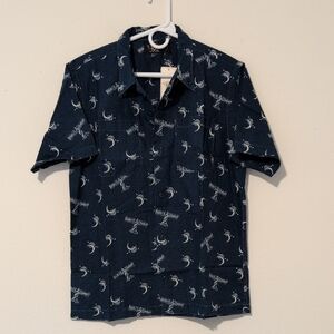 Ralph Lauren Double RL Dark Blue Patterned Shirt